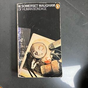3/$15 W. Somerset Maugham "Of Human Bondage" Vintage Paperback - Black Cover